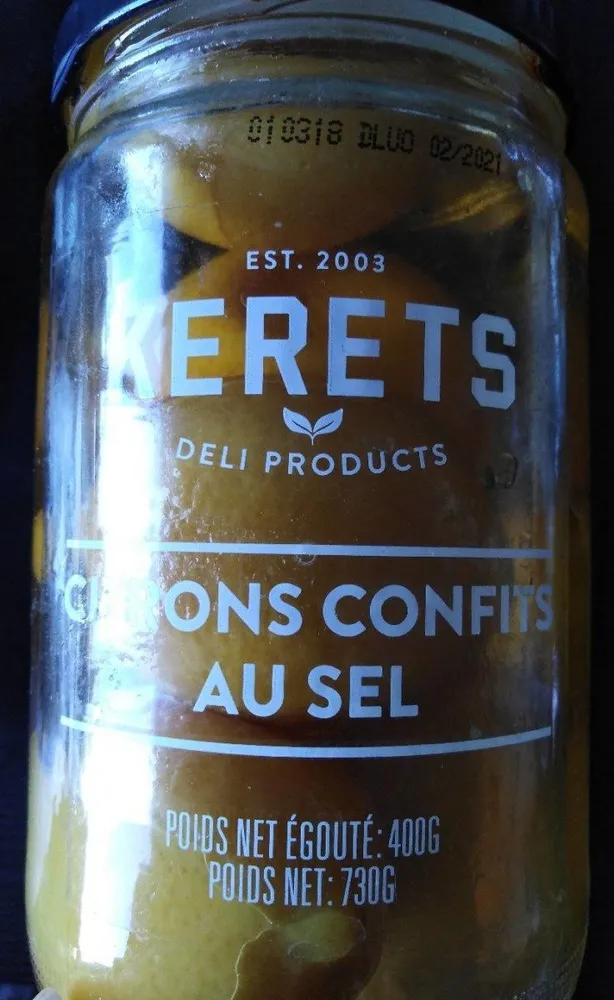 Citrons confits au sel