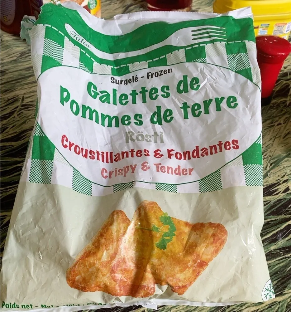 Galettes de pomme de terre