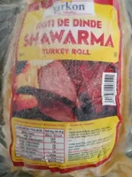 Rôti de dinde shawarma turkey roll