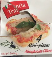 4 minis Pizzas