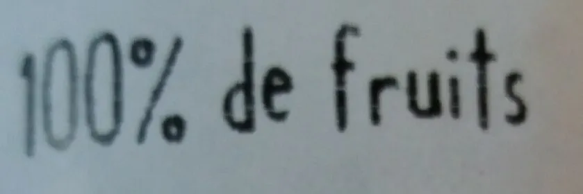 Pur jus d'ananas