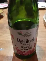 Petillant pur jus raisin de Savoie