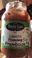 Compote de pomme et framboises bio SOURCE DU VERGER