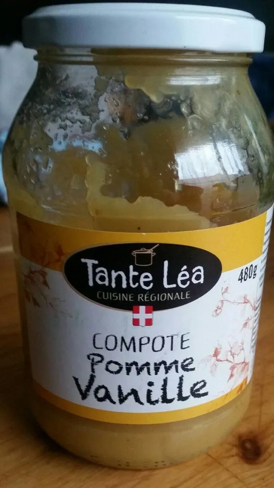 Compote pomme vanille