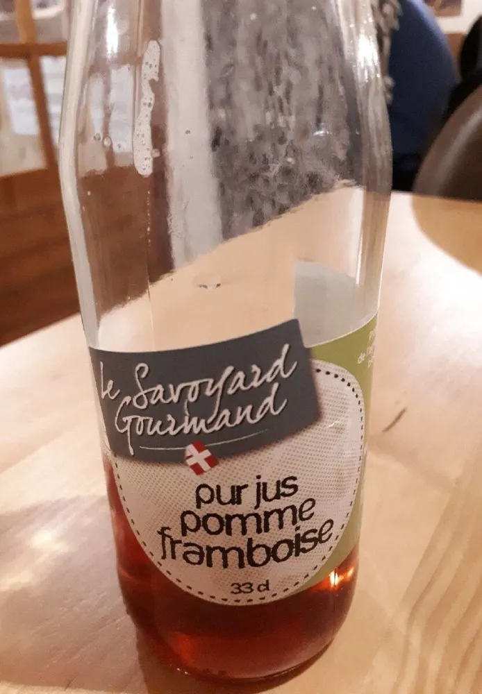 Pur jus pomme framboise
