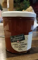 Confiture poire de Savoie framboise