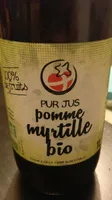 Pur jus pomme myrtille bio