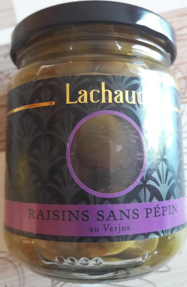 Raisins sans pépin au Verjus
