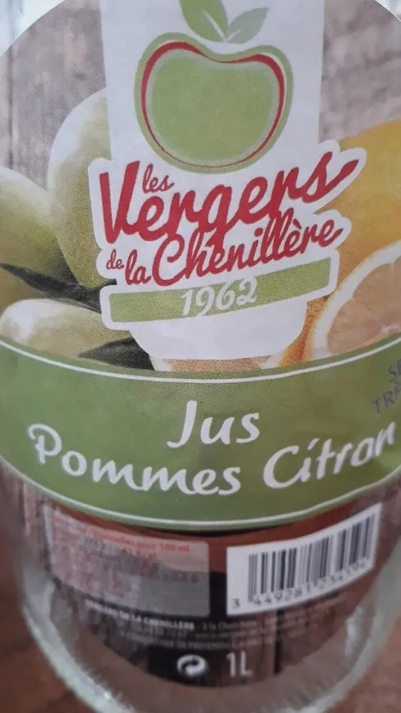 Jus pomme citron