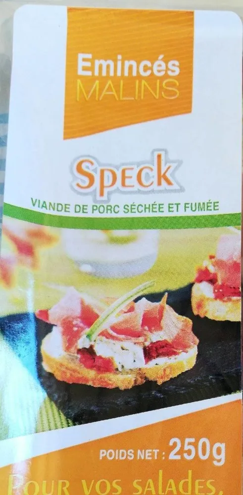 Émincés malins viande de porc séchée et fumée