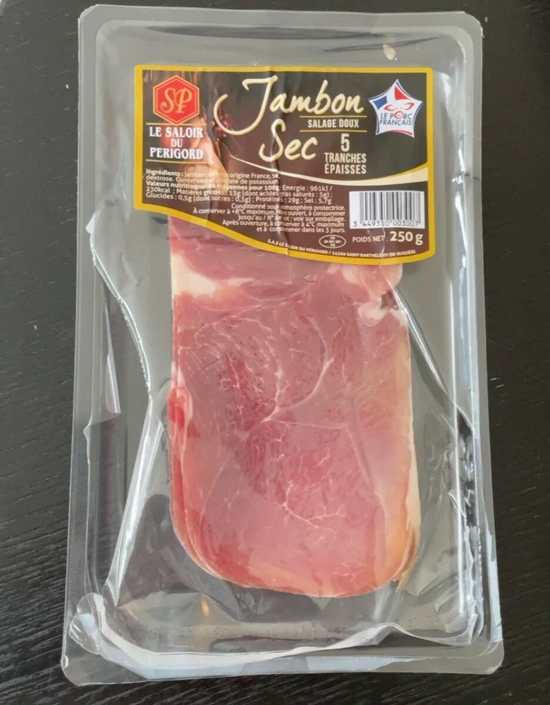 Jambon Sec 5 tranches épaisses