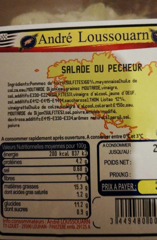 Salade Du Pecheur 250G