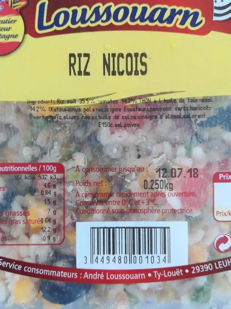 Riz niçois