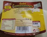 Saucisse brasse échalote ciboulette