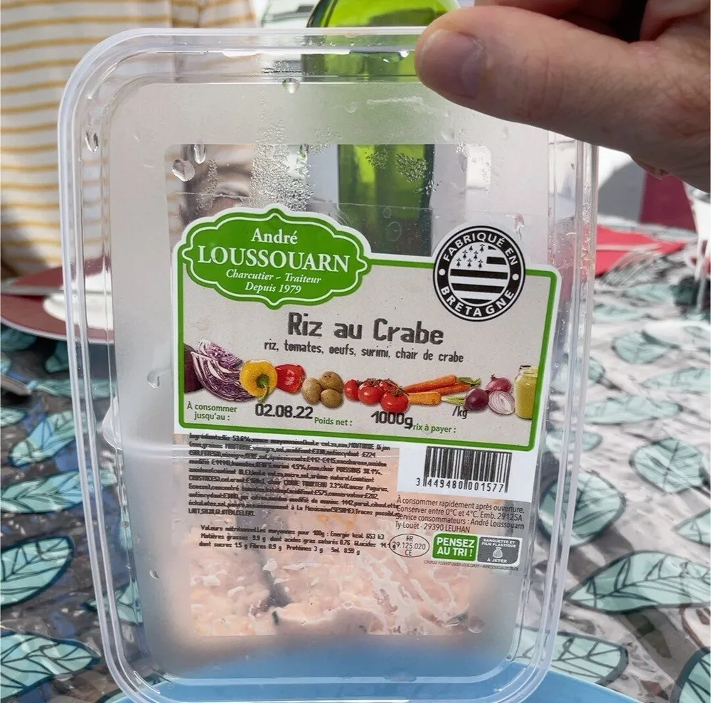 Riz au crabe