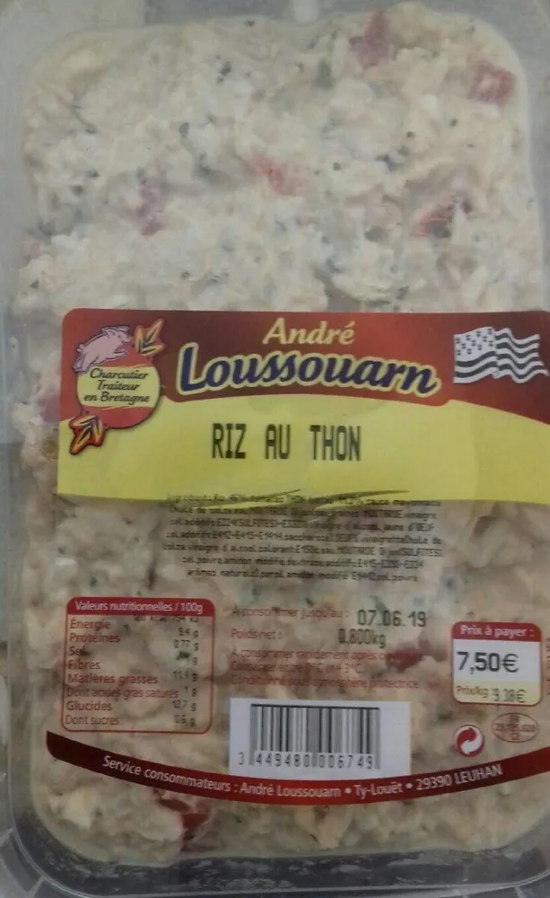 Riz au thon