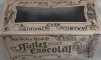 Ballotin de tuiles chocolat noir, 170g