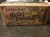 Ballotin de tuiles chocolat panaché lait/noir, 170g