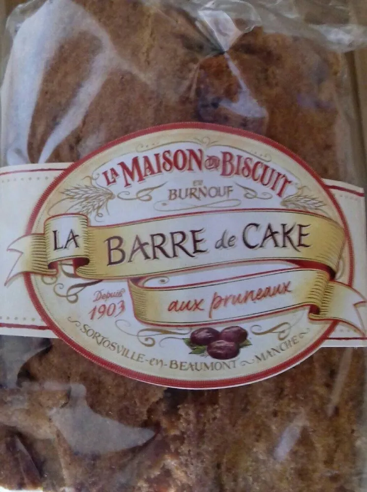 Barre de cake aux pruneaux