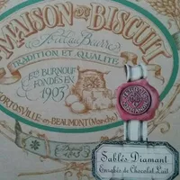 Sablés diamant enrobés de chocolat lait