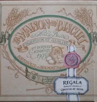 Régala sablés enrobés de chocolat noir