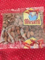 Amandes decortiquées grillées salées