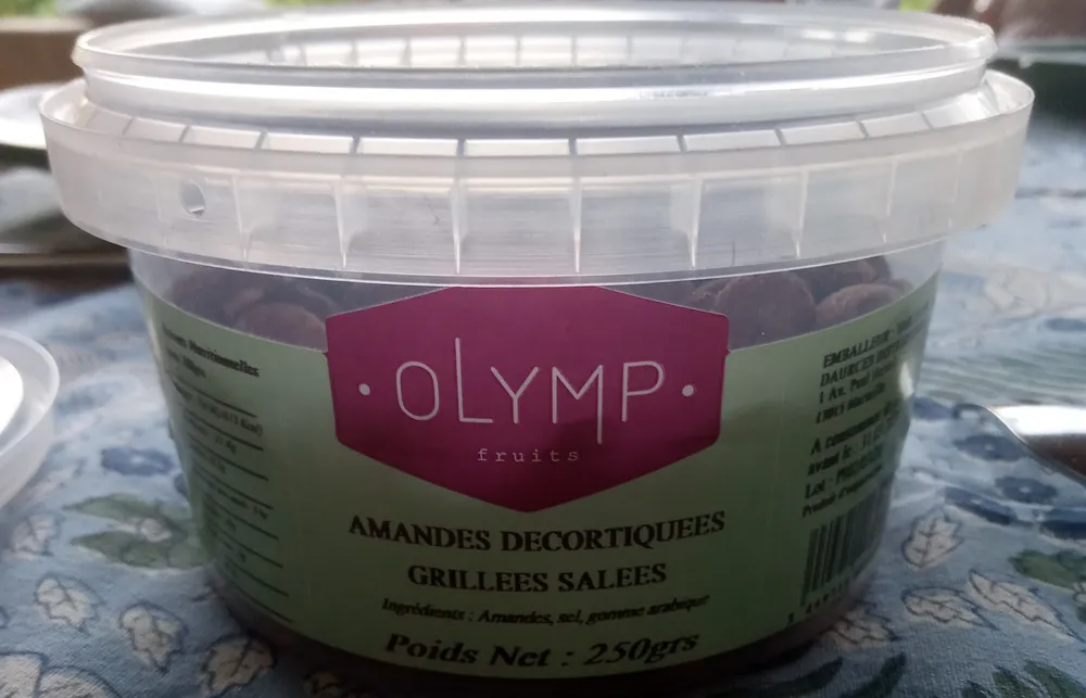 Amandes Décortiquées grilles salées