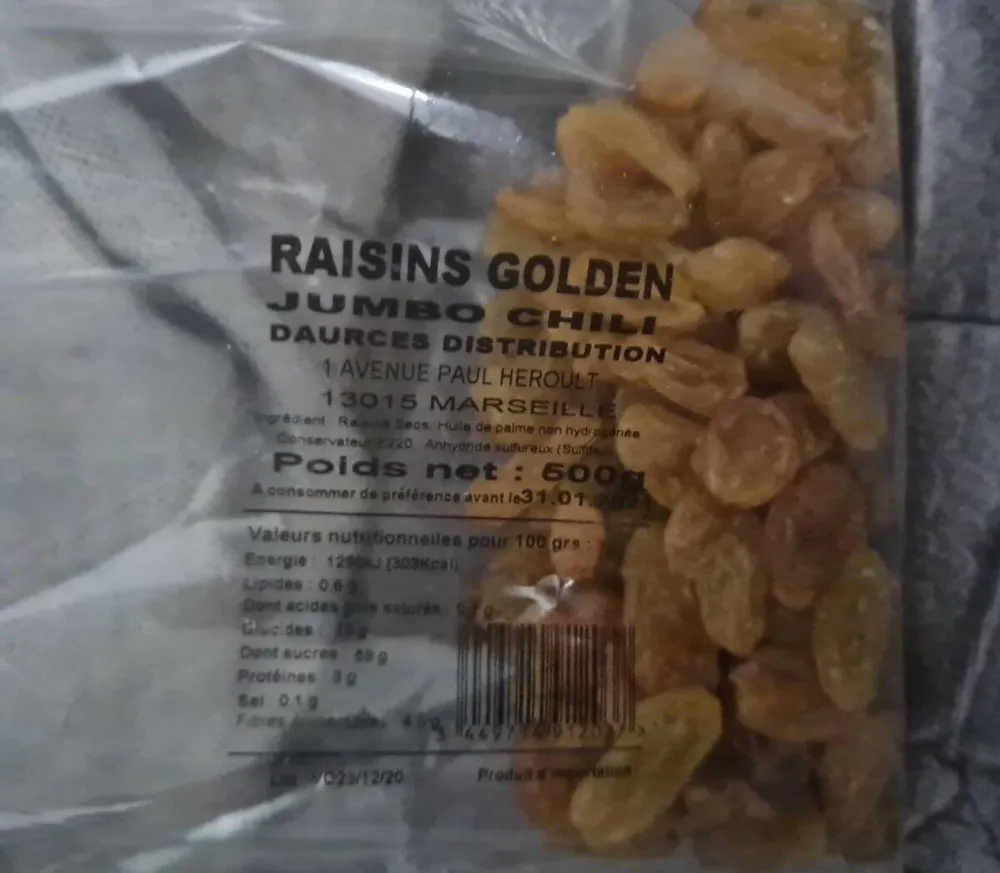 Raisins golden