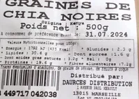 Graines de chia noires