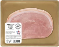 Jambon cuit au torchon avec couenne, 2 tranches Aoste