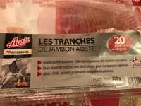 Les tranches de jambon Aoste