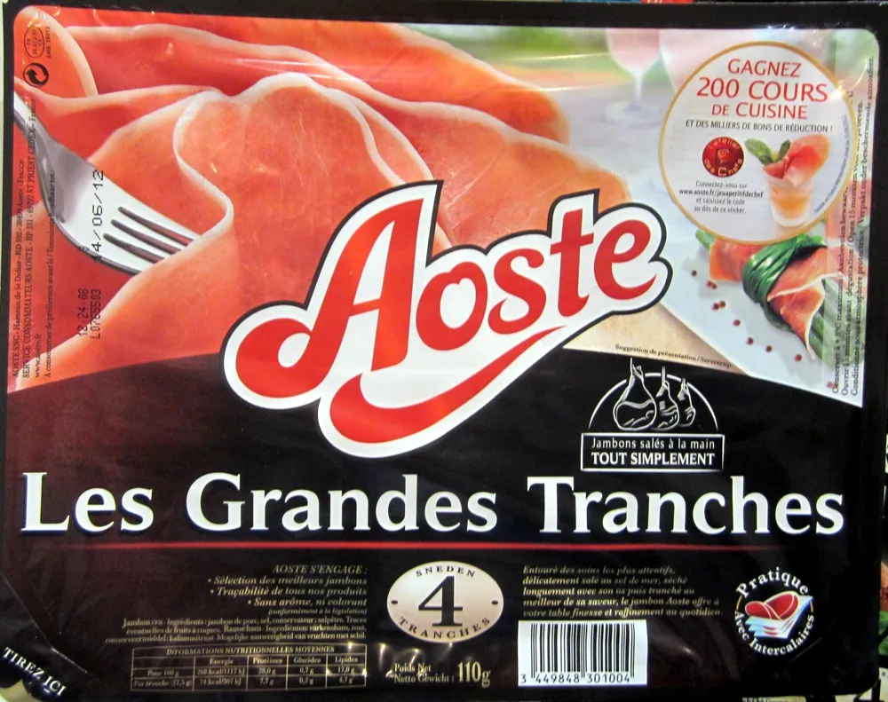 Les Grandes Tranches - Jambon cru