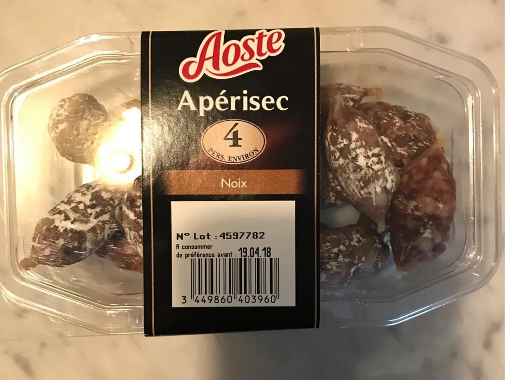 Aoste saucisson à picorer aux noix