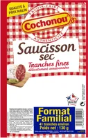 Saucisson sec tranches fines (format familial)