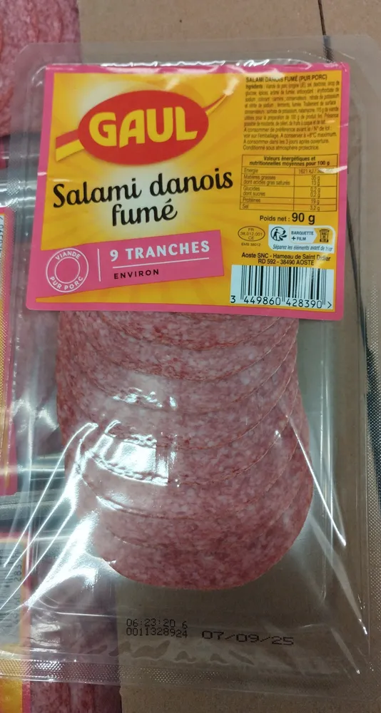 salami danois fumé Gaul