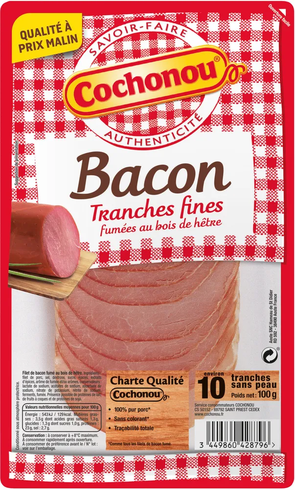 BACON FUME 10TR