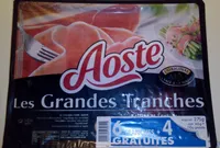 Les grandes tranches 6+4 tranches gratuites de jambon cru