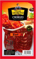 Chorizo fort MORONI, 20 grandes tranches