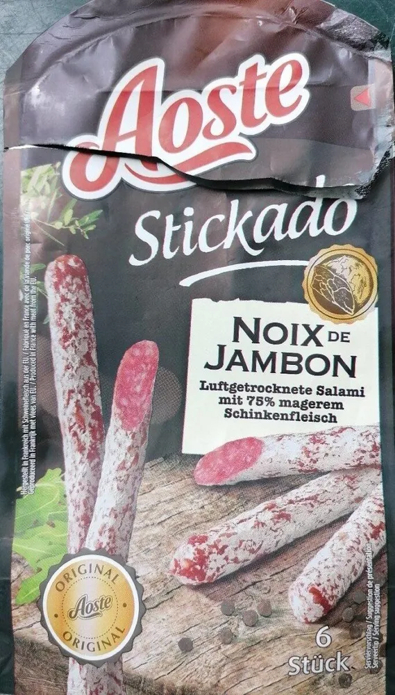 Stickado luftgetrocknete Salami