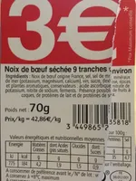Noix de Bœuf Séchée