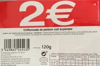 Chiffonnade de Jambon Cuit Supérieur