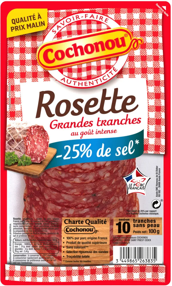 Rosette grande tranche