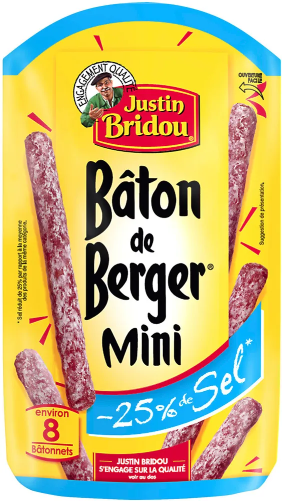 Mini bâton berger -25% de sel