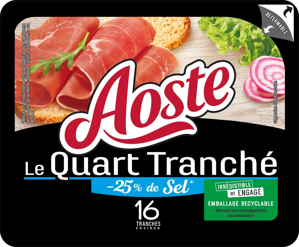 Le Quart Tranché -25% de sel