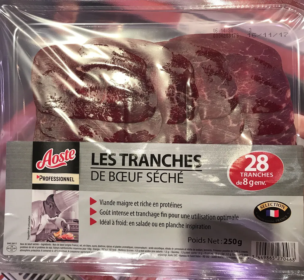 Les Tranches de Bœuf Séché