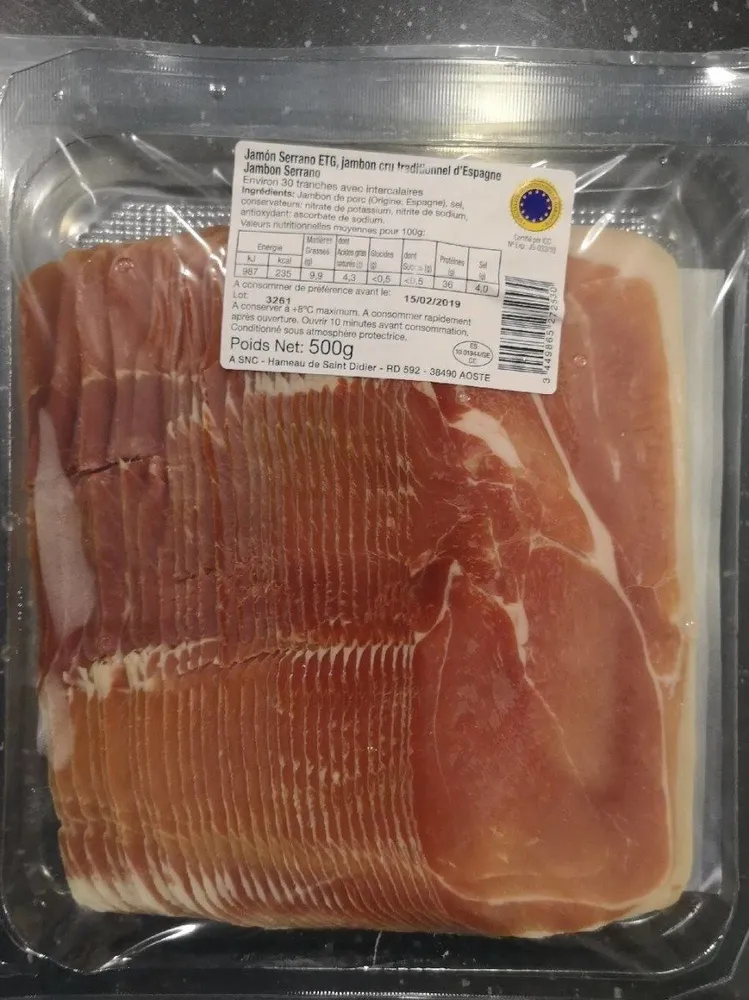 Jambon Serrano etg