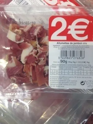 Allumette jambon cru