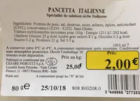 Pancetta italienne