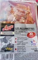 Allumettes de jambon d'Aoste