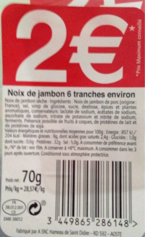 Noix de jambon